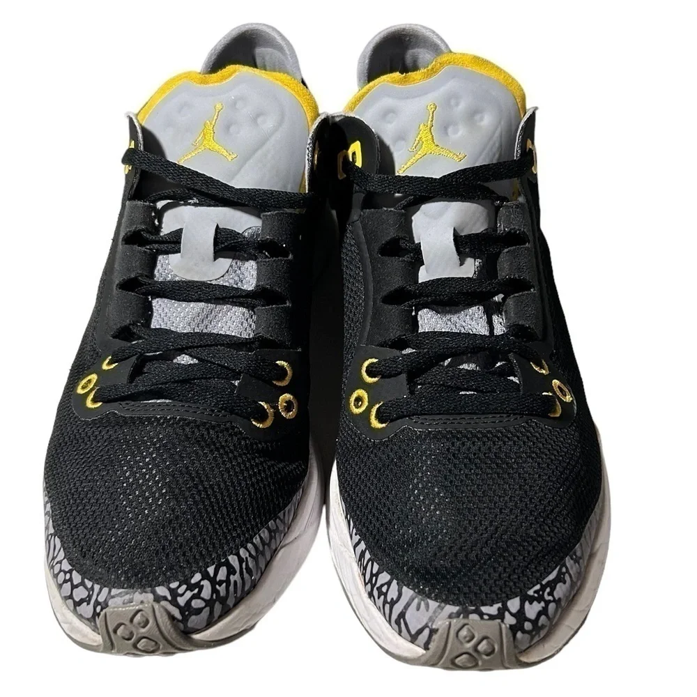 Nike Jordan 88 Racer Varsity Black Gray Maize Mens Run Gym AV1200-007 Size 8.5